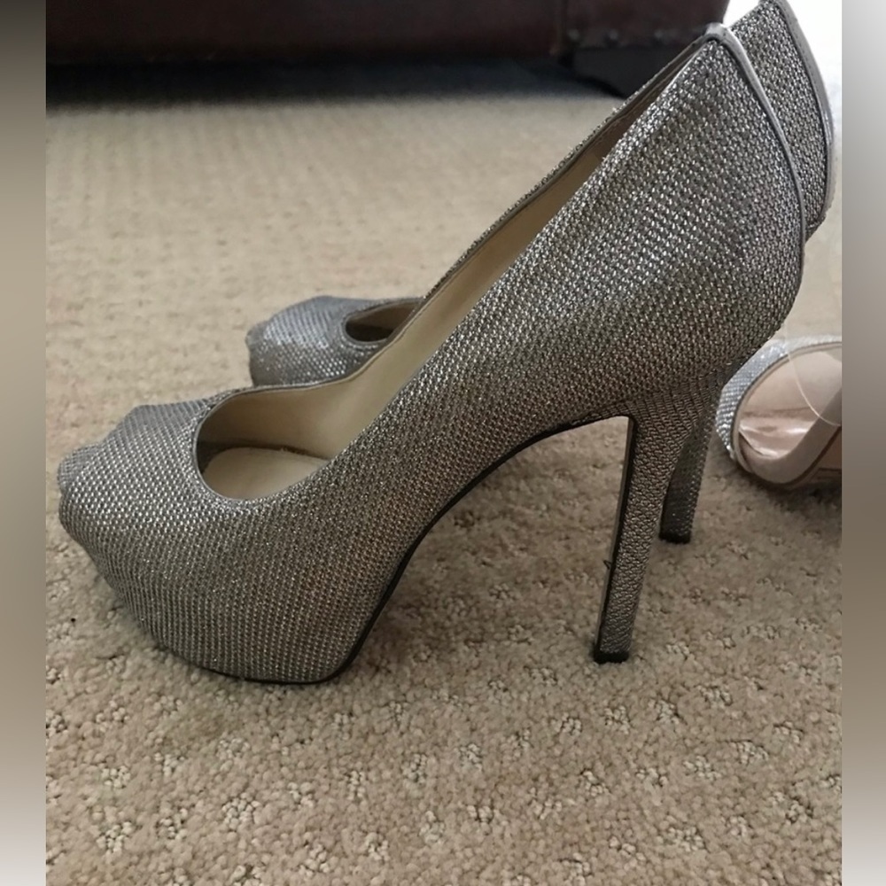 Enzo Angiolini TANEN Women's Peep Toe Platform Sz 6.5.
